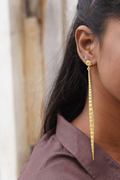 Swaydrop Brass Dangle Earrings | Wildflower Theory