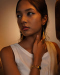 Solayne Brass Convertible Earrings