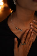 Roselle Antique Silver Hasli Necklace | Wildflower Theory